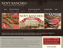 Tablet Screenshot of novyranches.com
